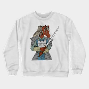 Horse Samurai Crewneck Sweatshirt